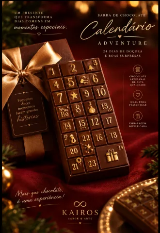 Chocolate artesanal — Cestas de Café da Manhã e Presentes Personalizados em Telêmaco Borba, PR