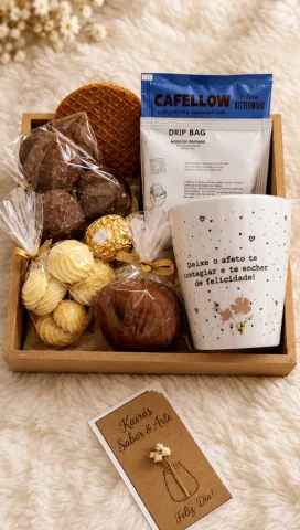 Cesta de café — Cestas de Café da Manhã e Presentes Personalizados em Telêmaco Borba, PR